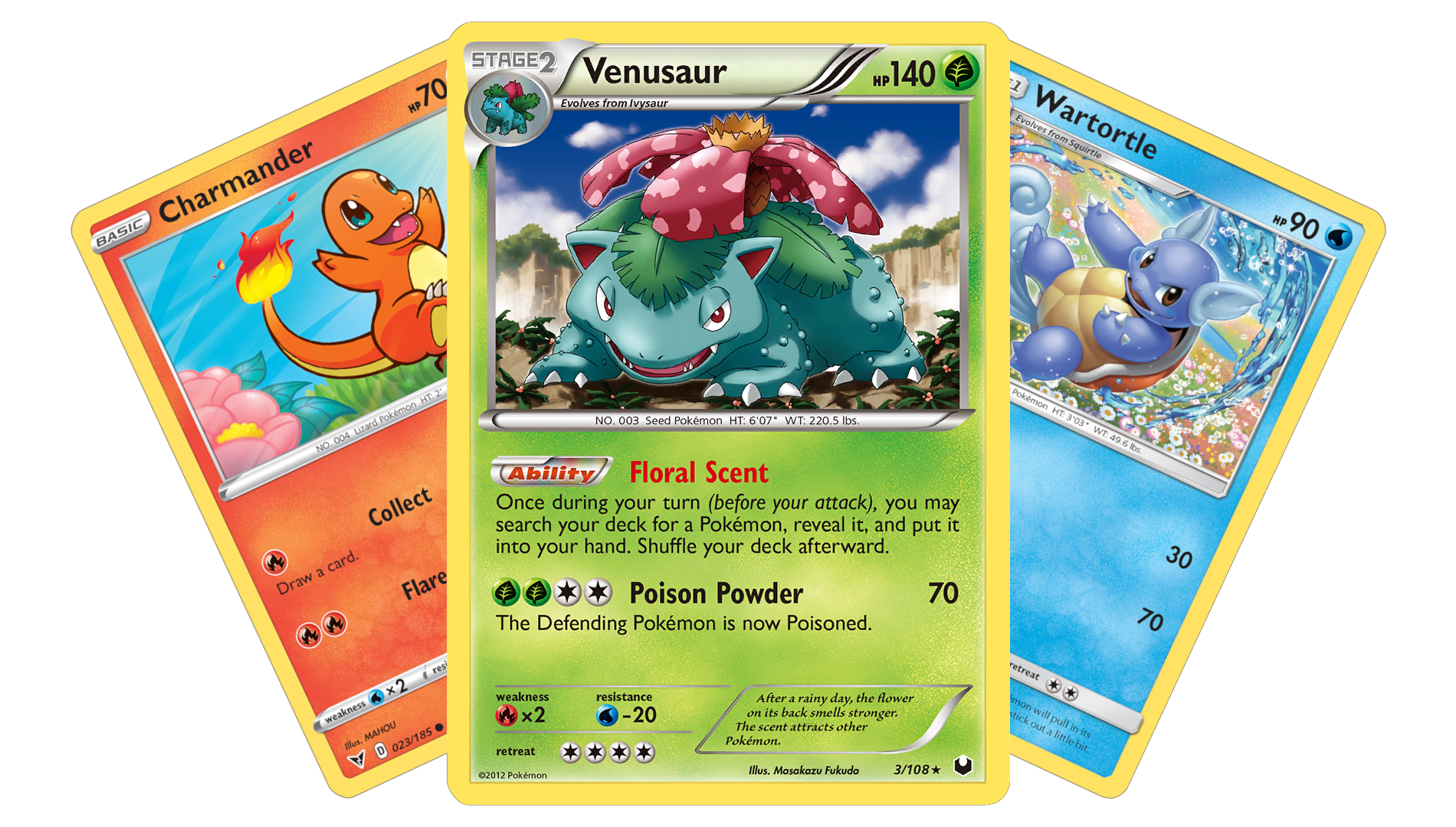 Common, Uncommon a Rare pokémoni